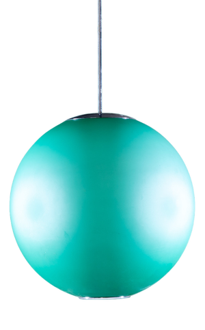Italian Turquoise Ceiling Lamp by Fontana Arte