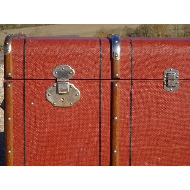 Early 20th Century Cabin Trunk, 1930s For Sale - Image 3 of 18