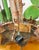 Outsider Folk Copper Art Garden Indoor Water Fountain W/ Live Edge Log For Sale - Image 10 of 12