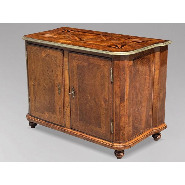 18th Century Maltese Walnut Marquetry Cabinet, 1720 For Sale - Image 18 of 18