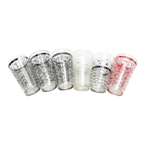 Mid Century Cocktail Recipe Barware Glasses – Set of 6