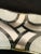 Mid 20th Century Geometric Design Silver on Glass Elongated Serving Dish For Sale - Image 4 of 12