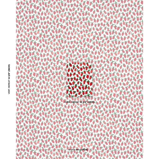 Created in collaboration with Studio Bon, Shortcake Indoor/Outdoor is an irresistible strawberry print with a loose, hand-...