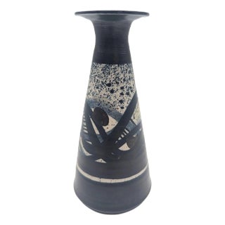 Jenni Ahonen of Keramiikka Ateljee Glazed Ceramic Bud Vase For Sale