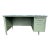 Vintage Mid Century Modern Metal Tanker Desk For Sale