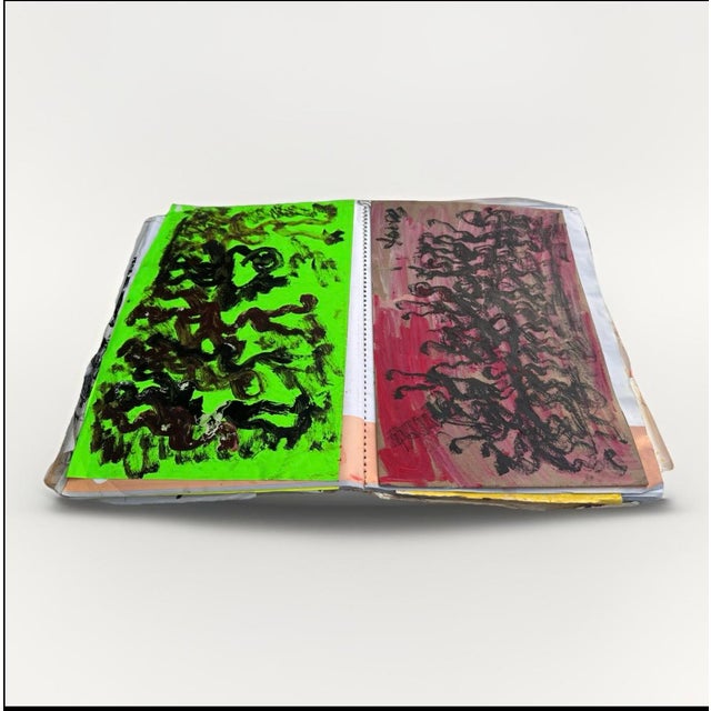 Purvis Young Purvis Young Original One-of-a-Kind Paintings Book 60+ Works, 23x19 Outsider Art For Sale - Image 4 of 7