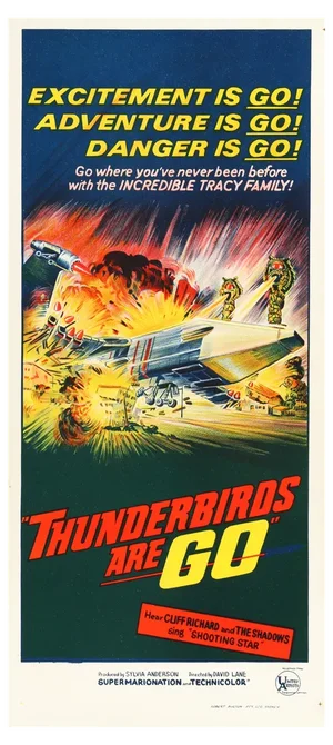 Vintage Thunderbirds Are Go Movie Poster, 1966