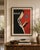 An original vintage “Bally” advertising poster designed by celebrated French graphic artist Bernard Villemot (1911–1989),...