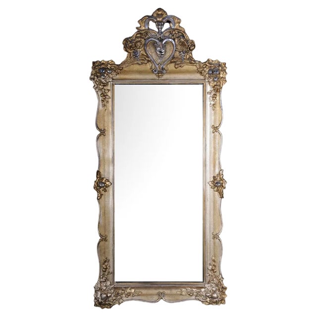 Antique Historicism Mirror, 1870s For Sale