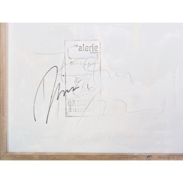 Kim Dieu, Modern Abstract Composition, Acrylic on Canvas, Framed For Sale - Image 4 of 5