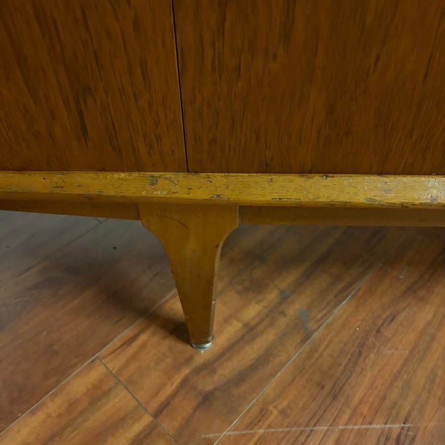 Jentique Vintage Teak Mid-Century Sideboard Bar For Sale - Image 12 of 15