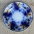A Very Nice Antique Staffordshire Gaudy Ironstone Flow Blue Plate, Circa 1850's For Sale - Image 9 of 12