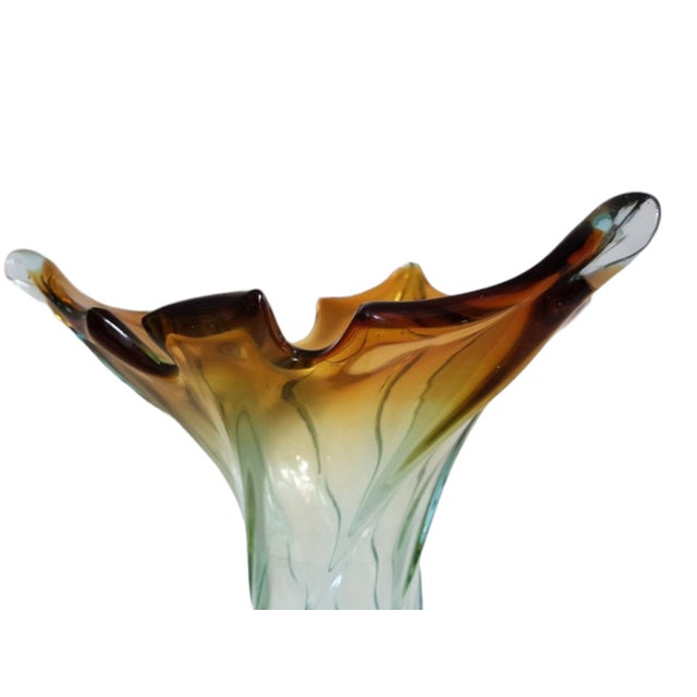 Mid-Century Modern Murano Glass Vase, 1970s For Sale - Image 3 of 6