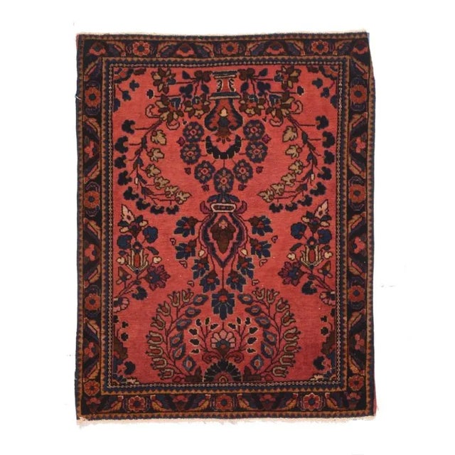 1910s 1910s Antique Mohajeran Sarouk Rug-2′ × 2′6″ For Sale - Image 5 of 5
