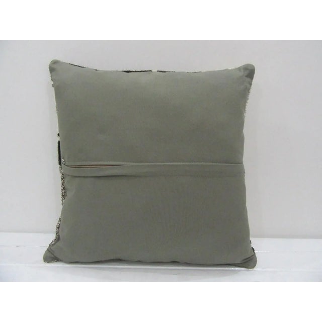 Rustic Handmade Patchwork Kilim Pillow Cover For Sale - Image 3 of 4