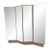 1990s Mirrored Wall Unit For Sale