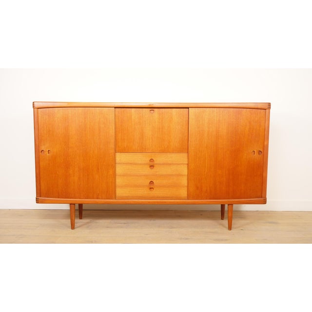Vintage Highboard in Teak by H.W. Klein for Bramin For Sale - Image 14 of 14
