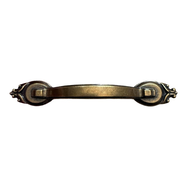 Vintage Amerock Carriage House 735-1 Solid Brass Cabinet Pulls – Set of 16 For Sale