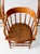 Antique Wood Captain's Chairs Set 3 For Sale - Image 4 of 15