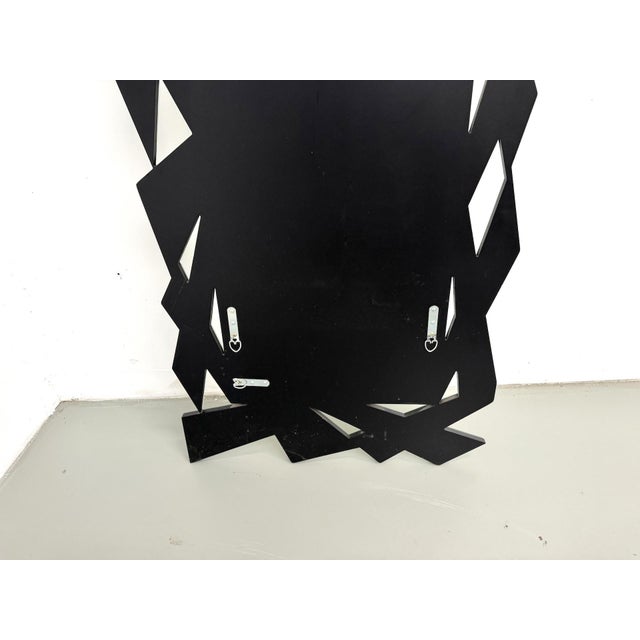 Vintage Graphic Faceted Mirror, 2000s For Sale - Image 12 of 13