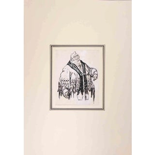 Gabriele Galantara, The Power, Drawing, Early 20th Century For Sale