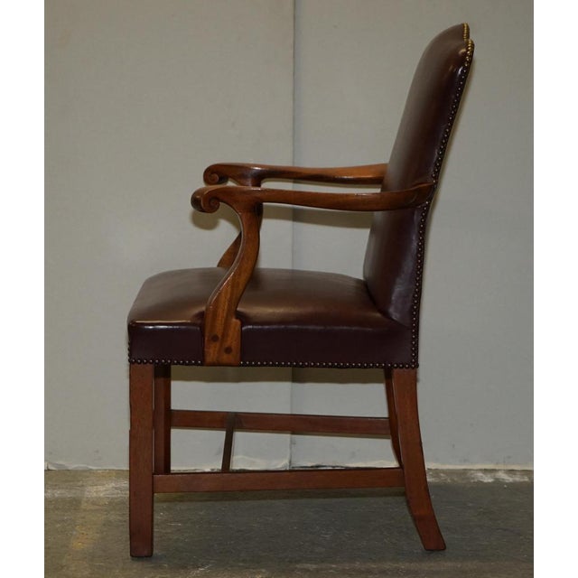 Leather Spencer House Desk Chair For Sale - Image 18 of 18