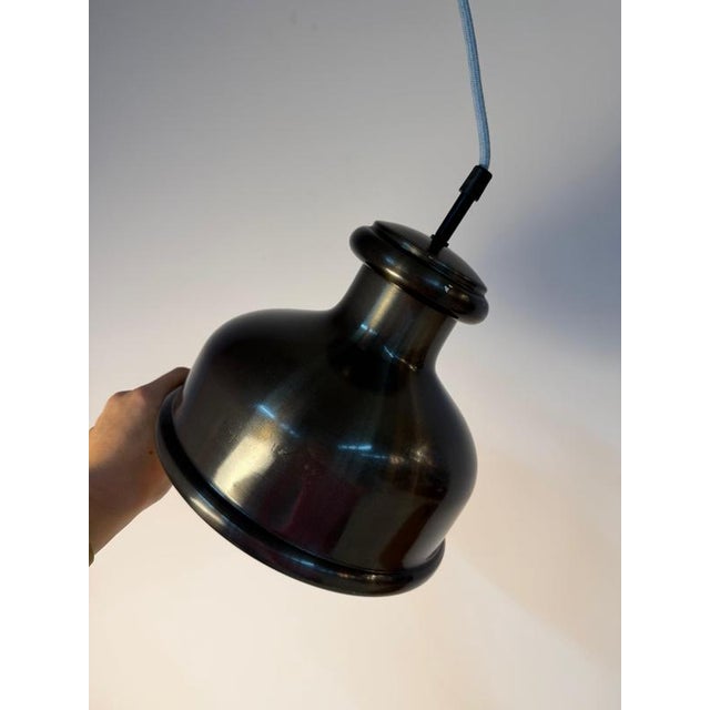 Country Line Pendant Lamp in Anthracite by Sidse Werner for Holmegaard For Sale - Image 3 of 11