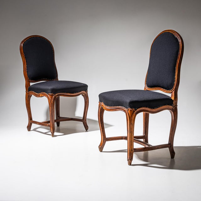 Baroque Baroque Side Chairs, 1850s, Set of 2 For Sale - Image 3 of 7