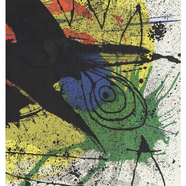 Joan Miro Derriere Le Miroir No. 203, Pg 4,5, 1973 For Sale - Image 4 of 4