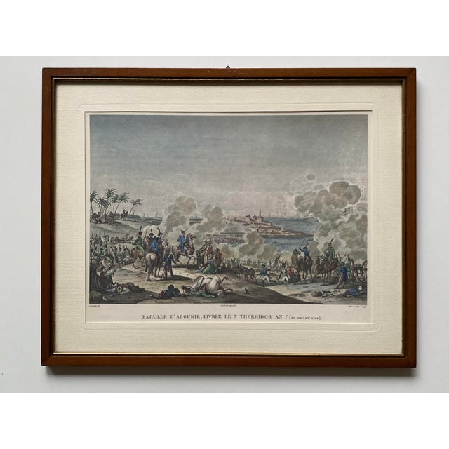 Dequévauviller After Swebach, Battle of Aboukir, 1800s, Engraving For Sale - Image 8 of 8