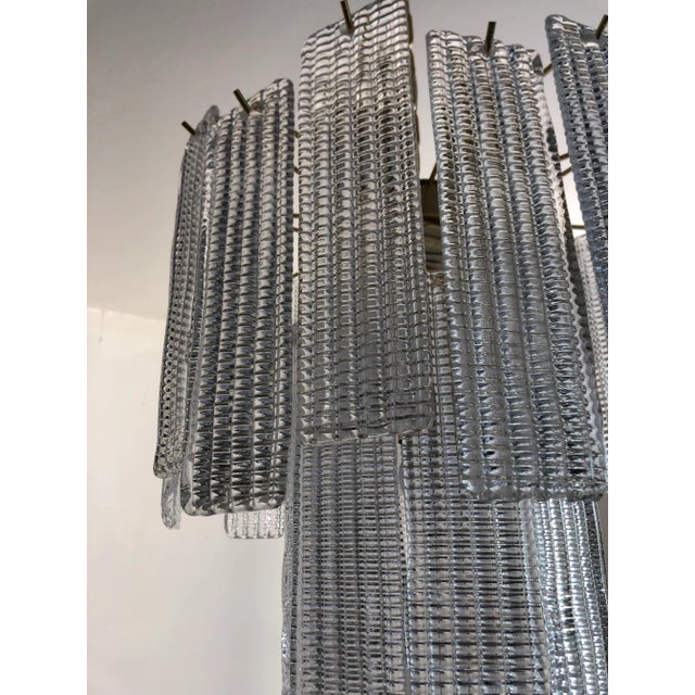 2000 - 2009 Italian Sputnik Murano Glass "Listelli" Chandelier For Sale - Image 5 of 12