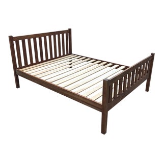Solid Cherry Mission Style Bedframe For Sale