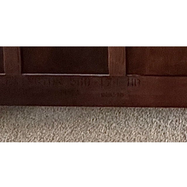 Brown Oak Tudor King Size Paneled Canopy Four Poster Bed For Sale - Image 8 of 10