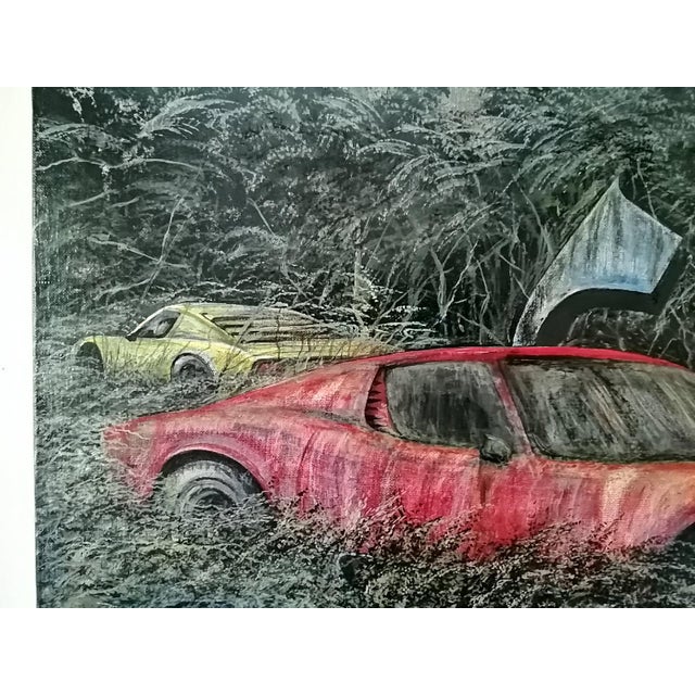 André Ferrand, The 3 Fallen Queens, 2015, Oil on Canvas For Sale - Image 3 of 4