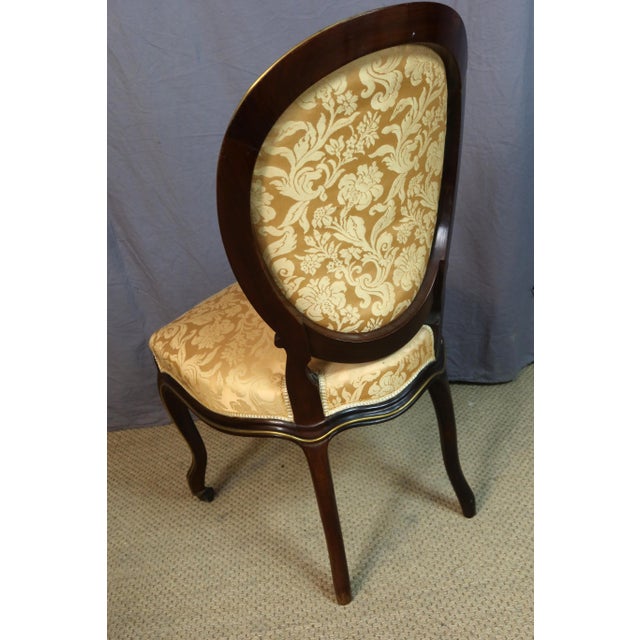 Wood Napoleon III Salon Chairs, Set of 6 For Sale - Image 7 of 16