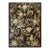 10x14 Chocolate Brown Ivory Botanical Floral Hand-Knotted Wool Rug For Sale