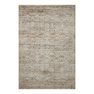 Amber Lewis x Loloi Honora Bark/ Dove 3'-9" x 5'-9" Accent Rug For Sale