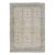 2010s Beige Modern Indian Handmade Geometric Wool Rug by Apadana For Sale