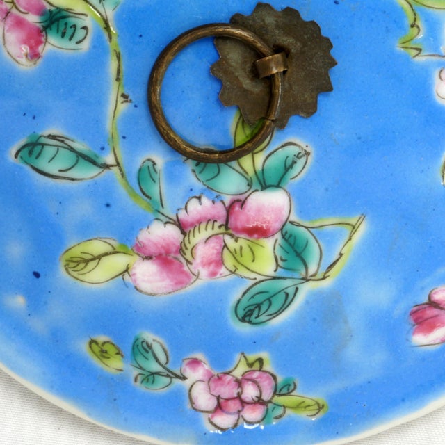 Chinese Porcelain Stacking Food Container Circa 1930's For Sale - Image 9 of 11