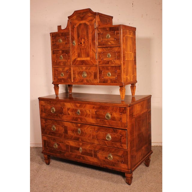 18th Century Italian Walnut Cabinet For Sale - Image 8 of 18