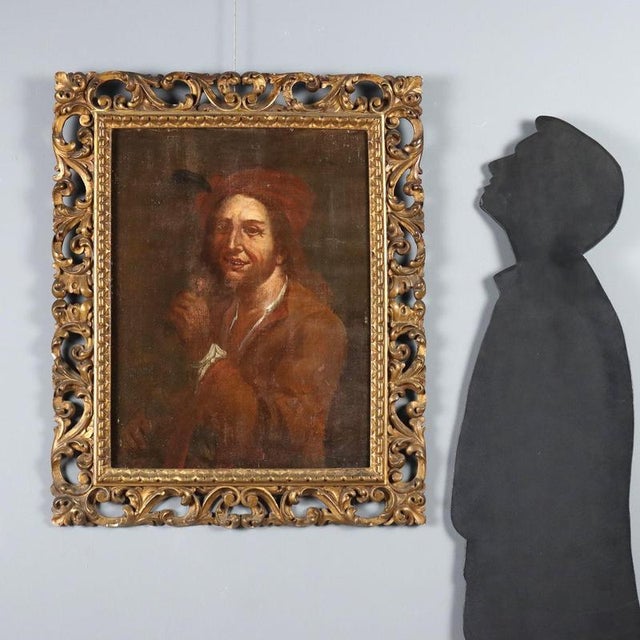 Oil on canvas. The painting's pictorial style and subject matter hark back to the work of Giacomo Francesco Cipper, known...