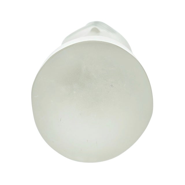 White Leer Dam Holland Frosted Glass Madonna & Child Art Deco Figure, 15" For Sale - Image 8 of 13