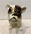 Vintage Ceramic White and Brown English Bulldog For Sale - Image 4 of 8