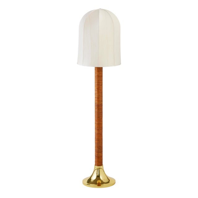 Wood Jonathan Adler Riviera Dome Floor Lamp For Sale - Image 7 of 7