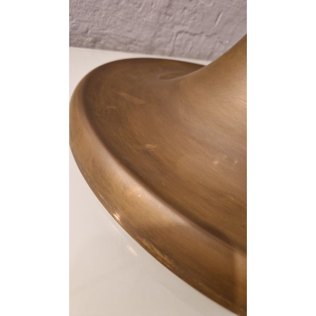 Mid-Century Modern Vintage Wall Lamp in Burnished Brass and Opaline Glass by Achille & Pier Giacomo Castiglioni for Flos, 1960s For Sale - Image 3 of 12