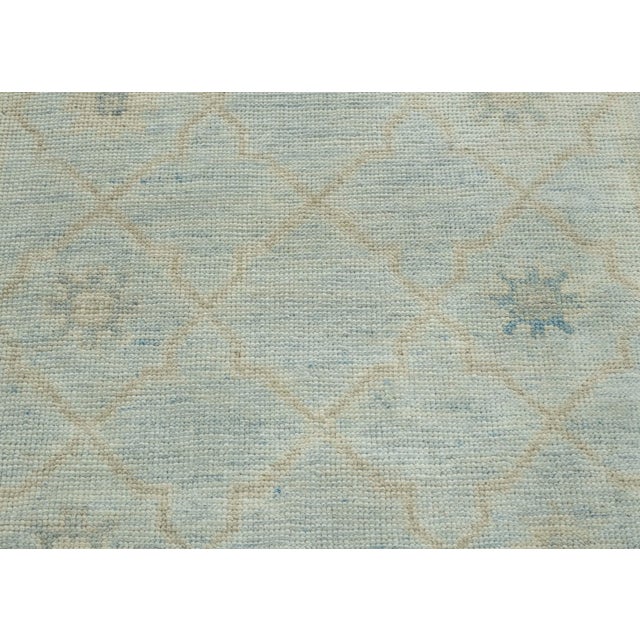 Turkish Oushak Runner Rug 2'9" x 12'1" #17835 For Sale In Houston - Image 6 of 8