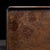 Huali Rosewood Burl Wood Tray With Brass Corners For Sale - Image 9 of 10