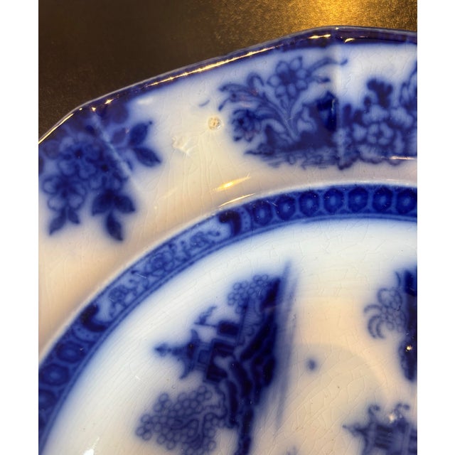 Wedgwood Chapoo Flow Blue Bowl For Sale In Philadelphia - Image 6 of 12