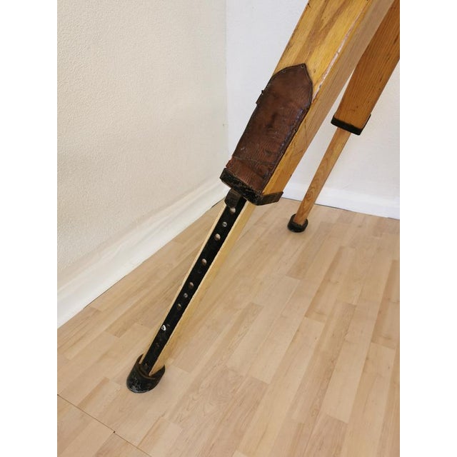 Vintage Leather Gym Pommel Horse, 1960s For Sale - Image 17 of 18