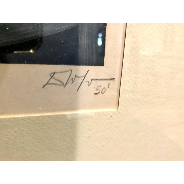 Printmaking Materials 1950 Surreal French Lithograph of a Dental Tool “Circus” by David Solot For Sale - Image 7 of 10